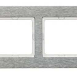 Чотиримісна горизонтальна рамка Berker Q.7 10246083 (нержавіюча сталь)