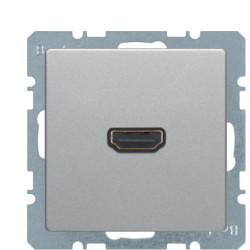 HDMI розетка Berker Qx 3315426084 (алюміній)