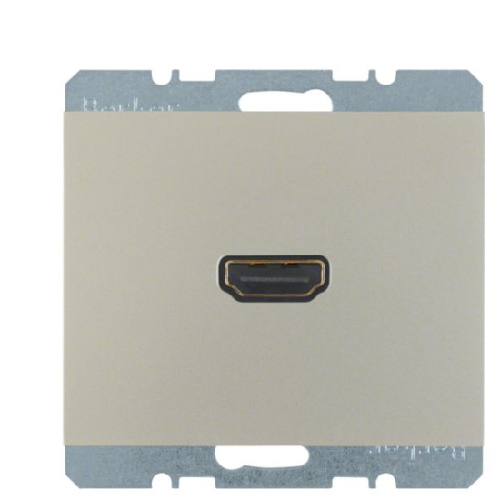 HDMI розетка Berker K.5 3315427004 (сталь)