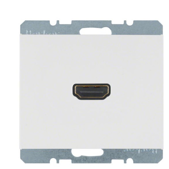 HDMI розетка Berker K.1 3315427009 (полярна білизна)