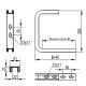 Стельова консоль DKC BBA3020 DS 200мм