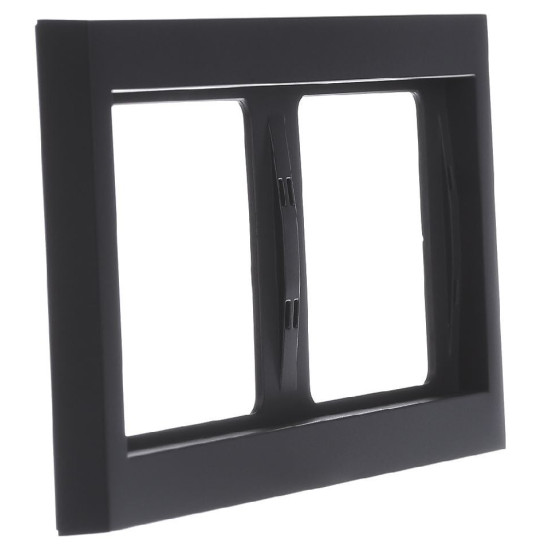 Рамка 2-місна, горизонтальна, антрацит Berker K.1