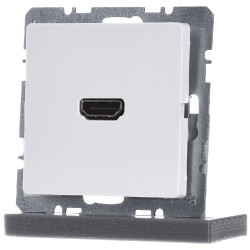 HDMI розетка Berker Qx 3315426089 (полярна білизна)
