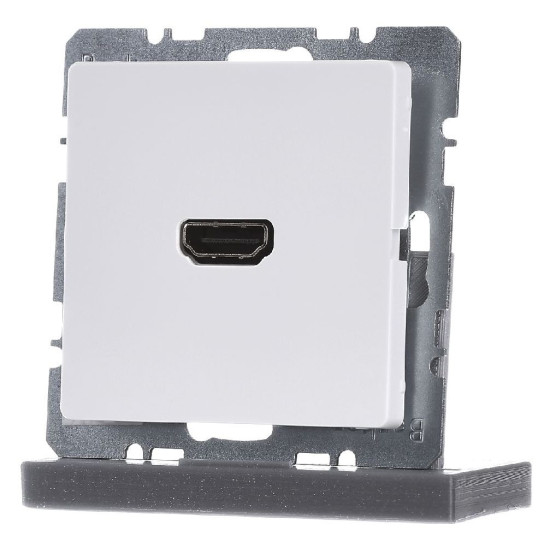 HDMI розетка Berker Qx 3315426089 (полярна білизна)