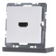 HDMI розетка Berker Qx 3315426089 (полярна білизна)