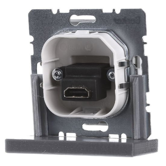 HDMI розетка Berker Qx 3315426089 (полярна білизна)