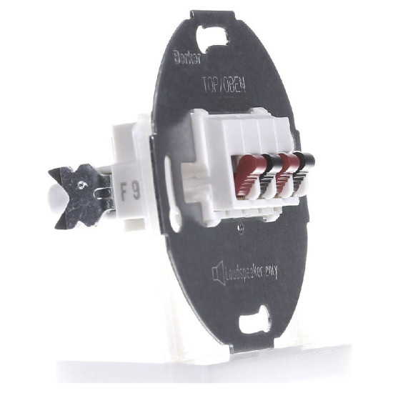 Розетка для стерео-гучномовця, полярна білизна (механізм) Berker