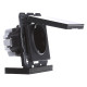 Розетка Berker Qx 47516086 із захистом контактів із заземленням та з кришкою (антрацит)