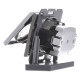 Розетка Berker K.5 47517103 із захистом контактів із заземленням та з кришкою (алюміній)