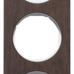 Тримісна рамка Berker R.1 10132359 (дуб/полярна білизна)