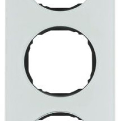 Тримісна рамка Berker R.8 10132609 (скло/полярна білизна)