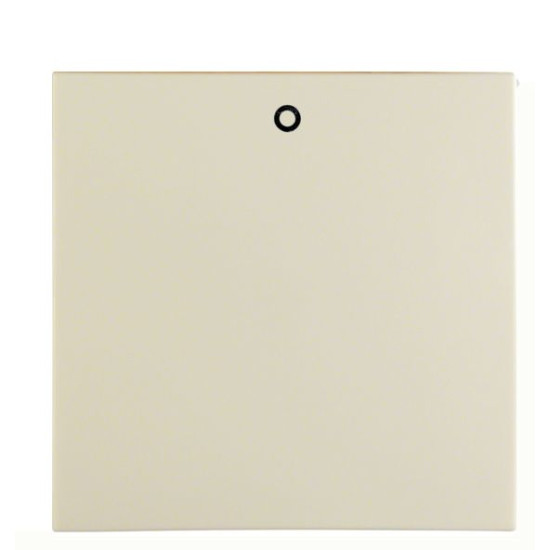 Одинарна клавіша вимикача Berker S.1/Bx 16298972 із написом «0» (біла)