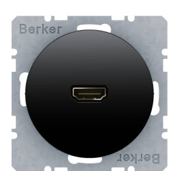 HDMI розетка Berker Rx 3315422045 (чорна)