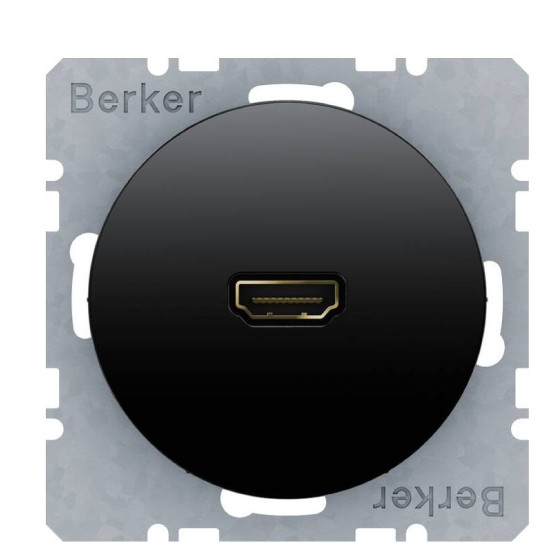 HDMI розетка Berker Rx 3315422045 (чорна)
