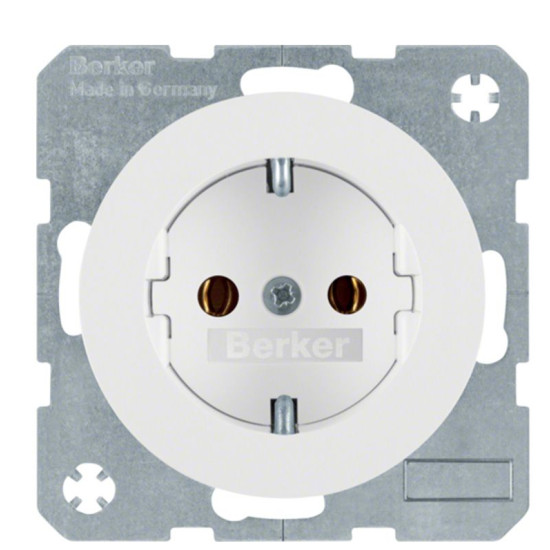 Розетка Berker Rx 41432089 із заземленням (полярна білизна)