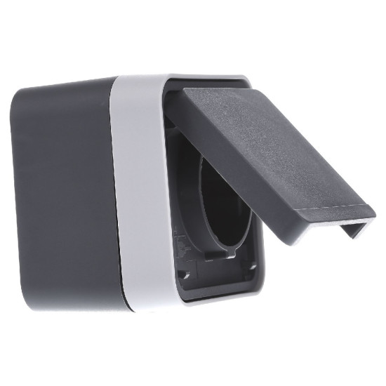 Розетка із з/к та кришкою Berker W.1, IP55