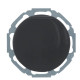 Розетка Berker 47442045 R.х із заземленням та з кришкою (чорна)