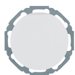 Розетка Berker 47442089 serie 1930 | R.classic із заземленням та з кришкою (полярна білизна)