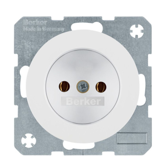 Розетка Berker Rx 6167032089 (полярна білизна)