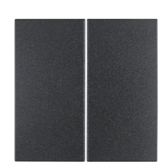 Кнопка 2-канальна, антрацит Berker S.1/B.3/B.7