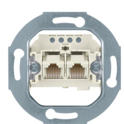 Розетка UAE 2 x 8(4)-полюсна (механізм) Berker