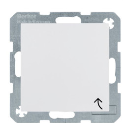 Розетка з кришкою, полярна білизна, 16А/250В Berker S.1