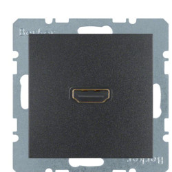 Розетка HDMI, антрацит Berker B.3/B.7