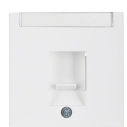 Накладка для супортів модуля RJ12/RJ45 полярна білизна матова Berker S.1/B.3/B.7