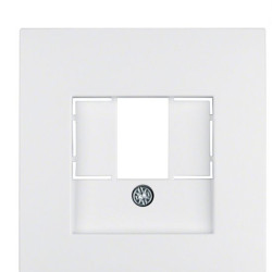 Накладка для гучномовців/USB-розеток, полярна білизна матова Berker S.1/B.3/B.7
