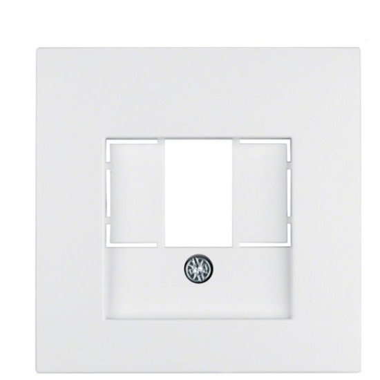 Накладка для гучномовців/USB-розеток, полярна білизна матова Berker S.1/B.3/B.7