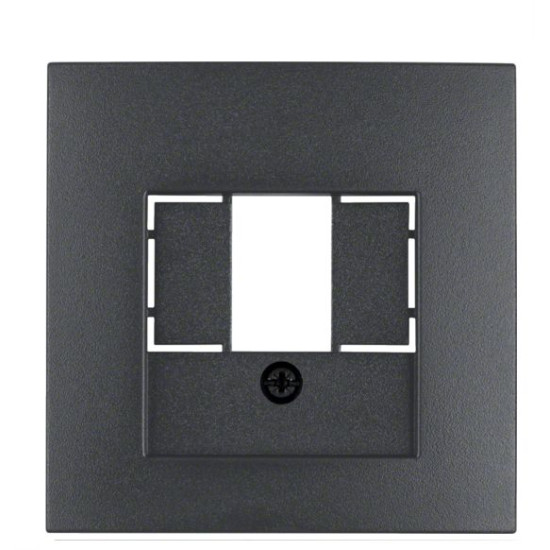 Накладка для гучномовців/USB розеток, антрацит Berker B.3/B.7