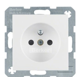 Розетка полярна білизна, 16А/250В Berker S.1