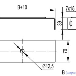Скоба DKC BMT-10 (SPC) під лоток з 100