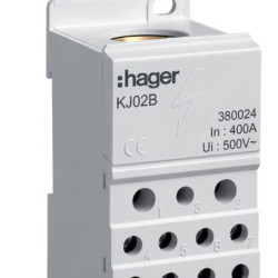 Блок розгалужувач Hager 400A (вхід 1х150мм2; вихід 2х25х16мм2+4х10мм2)