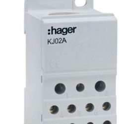 Блок розгалужувальний Hager 250A (вхід 1х95мм2; вихід 2х25х16мм2+4х10мм2)