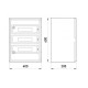 Шафа ударостійка e.plbox.400.600.200.60m.blank E.Next