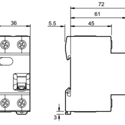 Диф.вимикач Schneider Electric Easy9 EZ9D34632 1P+N 32A