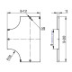 Кришка DKC DPT на відгалужувач Т-подібний горизонтальний 500