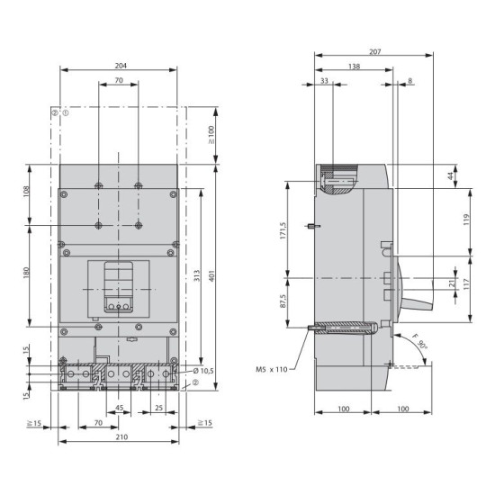 Силовий автомат Eaton LZMN4-AE1250-I