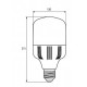 LED лампочка Eurolamp 40Вт E27 6500K