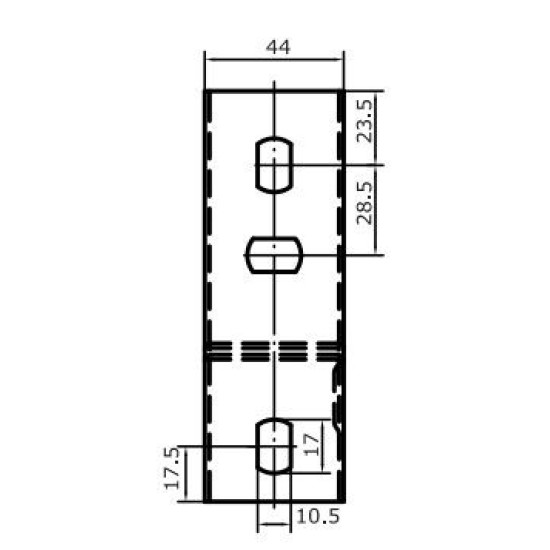 Полегшена консоль ML 200 мм DKC FC34107