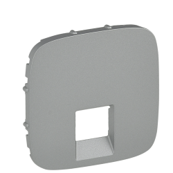 Панель розетки RJ11/RJ45 Legrand Valena Allure алюміній