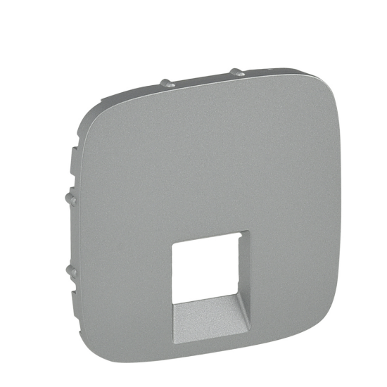 Панель розетки RJ11/RJ45 Legrand Valena Allure алюміній