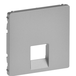 Панель розетки RJ45/RJ11 Legrand Valena Life алюміній