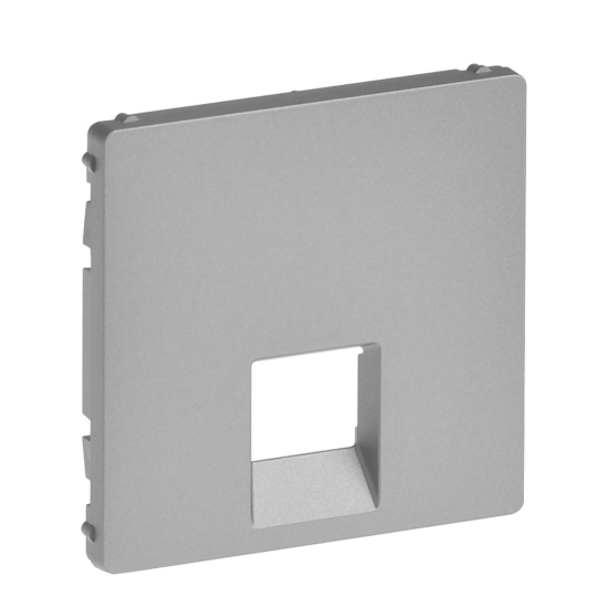 Панель розетки RJ45/RJ11 Legrand Valena Life алюміній