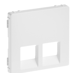 Панель розетки RJ11+RJ45 Legrand Valena Life біла