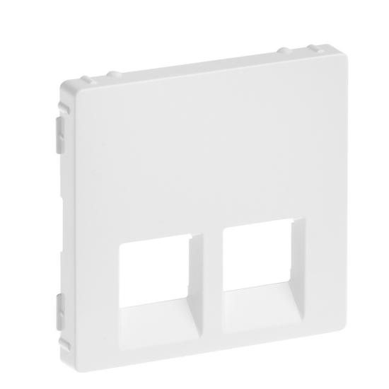 Панель розетки RJ11+RJ45 Legrand Valena Life біла