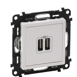 Розетка USB Legrand Valena Life біла