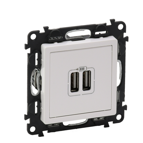 Розетка USB Legrand Valena Life біла