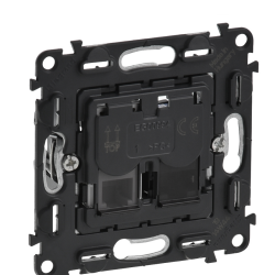 Механізм розетки RJ45+RJ11 Кат.6 UTP Legrand Valena In`Matic